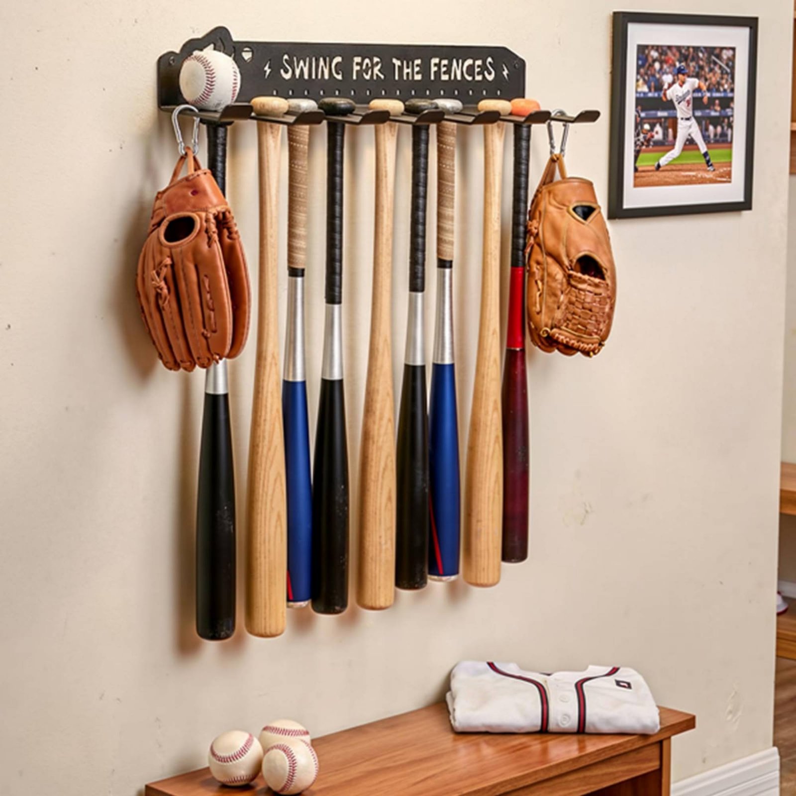 8 Hook Sports Equipment Rack H - огляд і ціна Heavy Equipment Garage