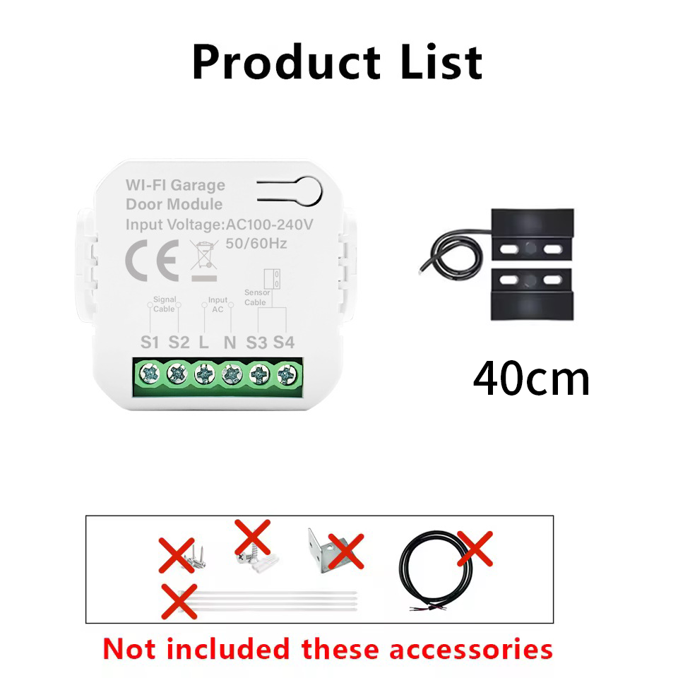 Smart Tuya WiFi Garage Door Sw - огляд і ціна Heavy Equipment Garage