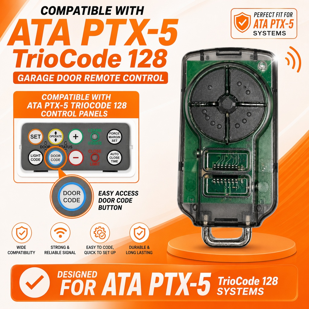 For ATA PTX5V2 Garage Door Rem - огляд і ціна Heavy Equipment Garage