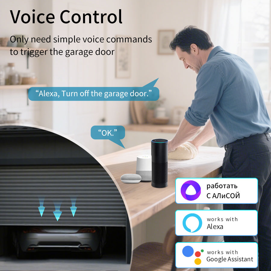 Tuya Smart WiFi or Zigbee Gara - огляд і ціна Heavy Equipment Garage