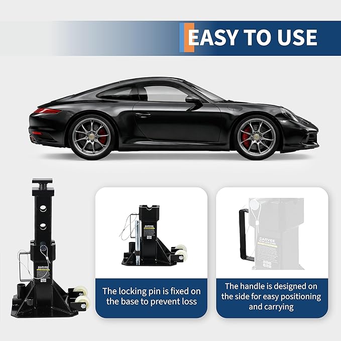 22 Ton Jack Stands,Heavy Duty  - огляд і ціна Heavy Equipment Jack Stands