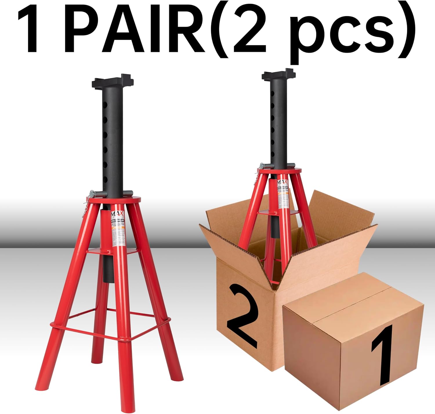 10 Ton (20,000 lbs) Capacity H - огляд і ціна Heavy Equipment Jack Stands