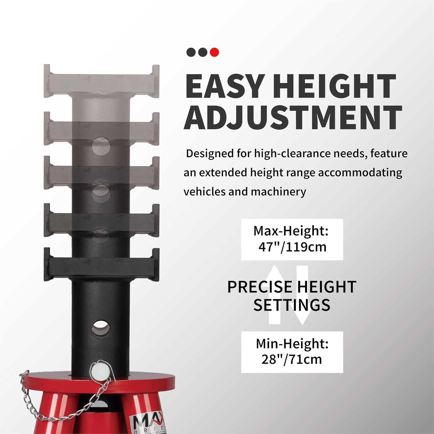 10 Ton (20,000 lbs) Capacity H - огляд і ціна Heavy Equipment Jack Stands
