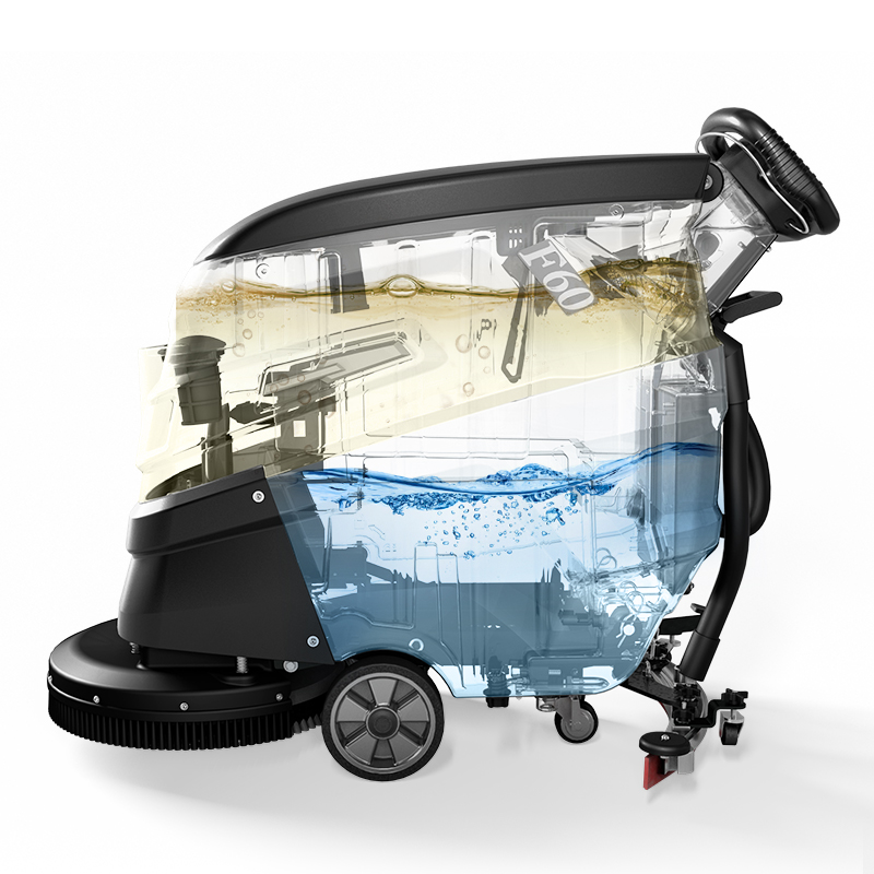 Hand Push Self Propelled Floor - огляд і ціна Industrial Floor Scrubber